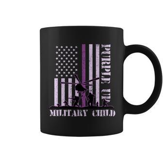 Purple Up Military Child Tshirt Coffee Mug - Monsterry CA
