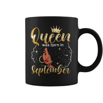 Queen Was Born In September Girls September Birthday Coffee Mug - Thegiftio UK
