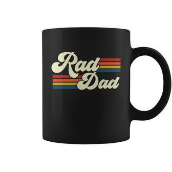 Rad Dad Shirt Vintage Retro Fathers Day Gift Coffee Mug - Monsterry DE
