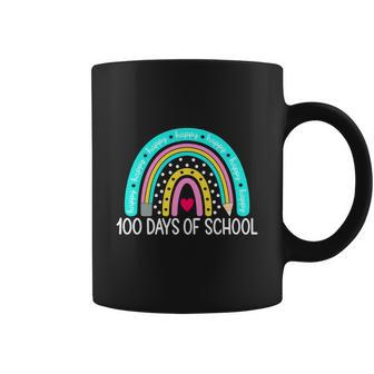 Rainbow Happy 100Th Day Of School Teacher Coffee Mug - Monsterry DE
