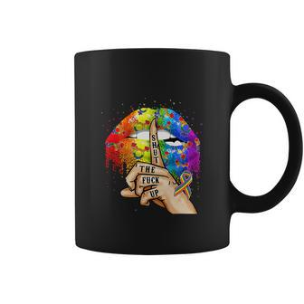 Rainbow Lips Hand Gay Pride Lgbt Month Graphic Design Printed Casual Daily Basic Coffee Mug - Thegiftio UK