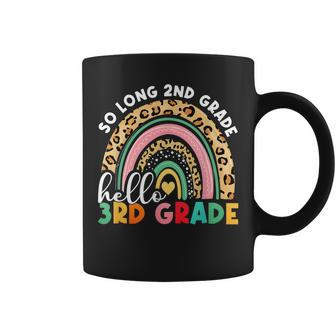 Rainbow So Long 2Nd Grade Hello 3Rd Grade Teacher Kids Coffee Mug - Seseable
