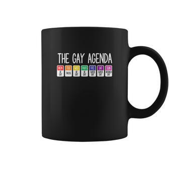 Rainbow The Gay Weekly Agenda Funny Lgbt Pride Coffee Mug - Monsterry UK