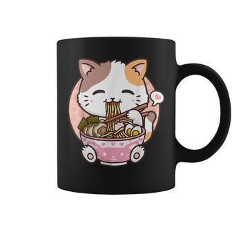 Ramen Cat Kawaii Anime Cat Ramen Lover Kawaii Neko Coffee Mug - Thegiftio UK