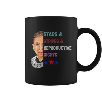 Rbg Ruth Stars Stripes Reproductive Rights 4Th Of July Womenn Coffee Mug - Monsterry DE