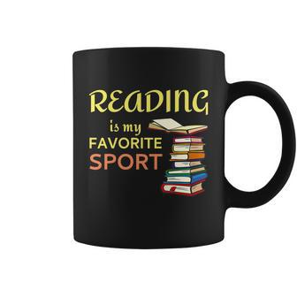Reading Is My Favorite Sport A Cute And Funny Gift For Bookworm Book Lovers Book Coffee Mug - Monsterry CA