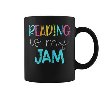 Reading Is My Jam Read Teacher Ela Teacher Coffee Mug - Thegiftio UK
