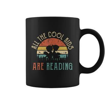 Reading Teacher All The Cool Children Are Reading Book Vintage Graphic Design Printed Casual Daily Basic Coffee Mug - Thegiftio UK