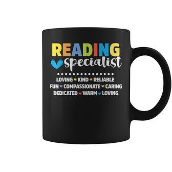 Reading Teacher Literacy Coach Cute Reading Specialist Coffee Mug - Thegiftio UK