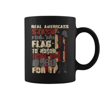 Real Americans Stand Coffee Mug - Monsterry CA