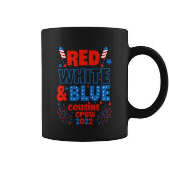 Red White & Blue Cousin Crew 2022 Cousin Crew 4Th Of July Coffee Mug - Monsterry DE