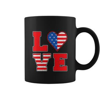 Red White And Blue For 4Th Of July American Flag Coffee Mug - Monsterry CA