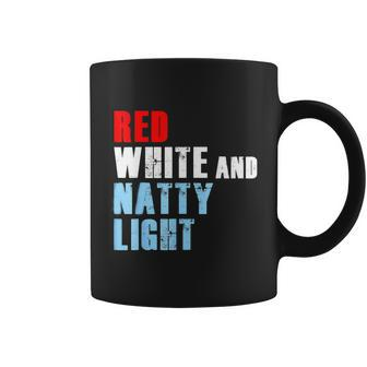 Red White & Nattylight For Mens Womens 4Th Of July Coffee Mug - Monsterry