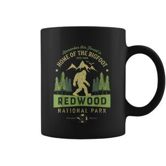 Redwood National Park Vintage California Bigfoot Graphic Design Printed Casual Daily Basic Coffee Mug - Thegiftio UK