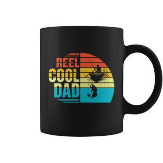 Reel Cool Dad Fathers Day Funny Fishing Papa Coffee Mug - Monsterry UK