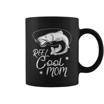 Reel Cool Mom Fathers Day Fishing Mom Graphic Design Printed Casual Daily Basic Coffee Mug - Thegiftio UK