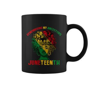 Remembering My Ancestors Juneteenth Black Freedom 1865 Gift Coffee Mug - Thegiftio UK