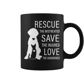 Rescue The Mistreated Save The Injured Rescue Dog Coffee Mug - Thegiftio UK