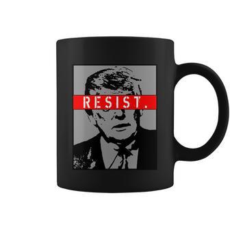 Resist President Donald Trump Anti Trump The Resistance Tshirt Coffee Mug - Monsterry