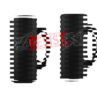 Resist Vintage Army Stamp Anti Trump Resistance T-Shirt Graphic Design Printed Casual Daily Basic Coffee Mug - Thegiftio