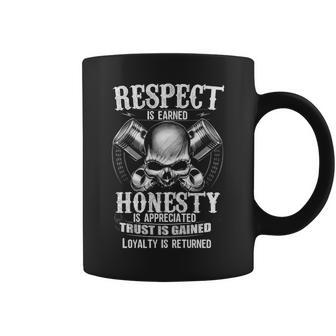 Respect Is Earned - Loyalty Is Returned Coffee Mug - Seseable