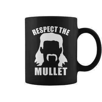 Respect The Mullet Tshirt Coffee Mug - Monsterry