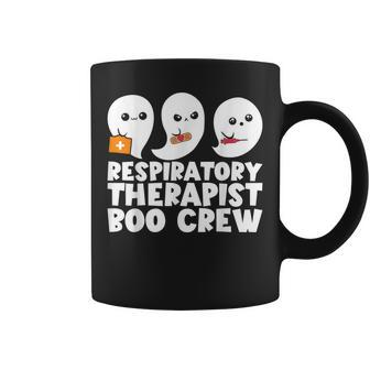 Respiratory Therapist Boo Crew Rt Halloween Ghost Coffee Mug - Seseable
