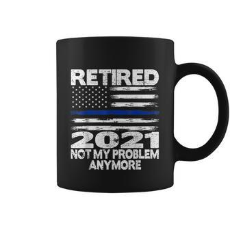 Retired 2021 Retirement For Police Officer Men Women Coffee Mug - Thegiftio UK