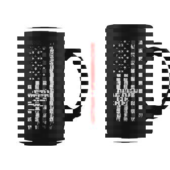 Retired Fire Chief Thin Red Line Flag Firefighter Retirement Coffee Mug - Thegiftio