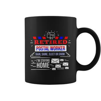 Retired Post Office Postal Worker Retirement Postman V2 Coffee Mug - Thegiftio UK