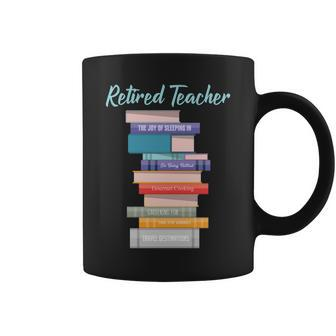 Retired Teacher Tshirt Coffee Mug - Monsterry DE