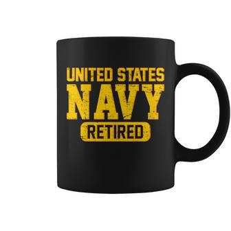 Retired United States Navy Tshirt Coffee Mug - Monsterry AU