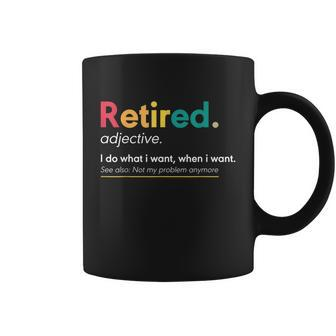 Retirement Gifts For Women Funny Retirement Gifts For Men Coffee Mug - Monsterry UK