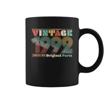 Retro 60S 70S Style Vintage 1992 Original Parts 30Th Birthday Graphic Design Printed Casual Daily Basic Coffee Mug - Thegiftio UK