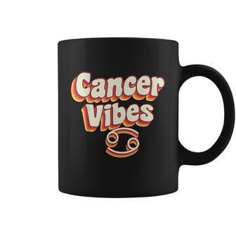 Retro Astrology June & July Birthday Cancer Zodiac Sign Coffee Mug - Monsterry UK