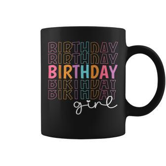 Retro Birthday Girl Party For Princess Girl Birthday Coffee Mug | Seseable CA