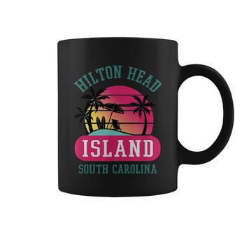 Retro Cool Hilton Head Island Sc Beach Souvenir Novelty Art Coffee Mug - Thegiftio UK