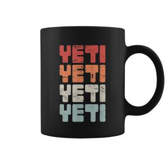 Retro Distressed Yeti Bigfoot Vintage Coffee Mug - Thegiftio UK