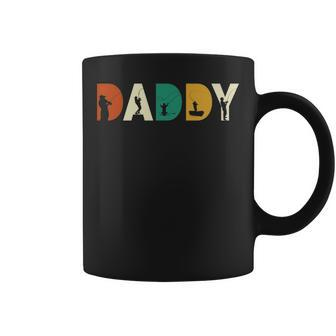 Retro Fishing Daddy Fisherman Gifts For Fathers Day Coffee Mug - Thegiftio UK