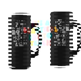 Retro Groovy Its Beautiful Day To Teach Teacher Teacher Day Coffee Mug - Thegiftio