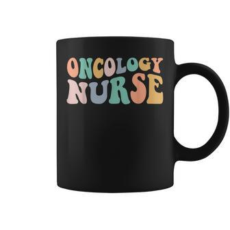 Retro Groovy Oncology Nurse Nursing School Nurses Week Coffee Mug - Thegiftio UK