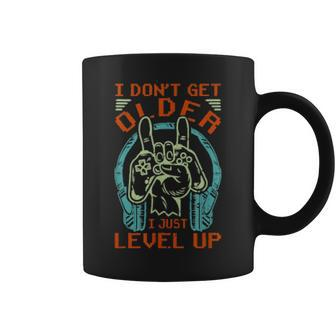 Retro I Dont Get Older I Just Level Up Gamer Gaming Coffee Mug - Thegiftio UK