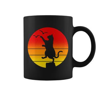 Retro Karate Cat 80S Movies Tshirt Coffee Mug - Monsterry