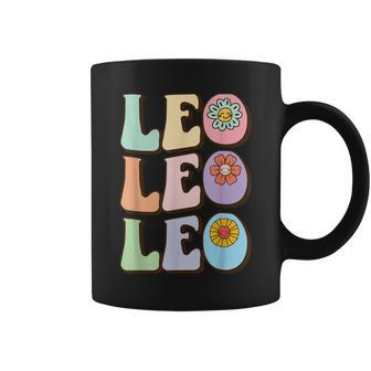 Retro Leo Zodiac Sign Astrology July August Birthday Leo V2 Coffee Mug - Seseable
