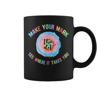 Retro Make Your Mark Dot Day See Where It Takes You The Dot Coffee Mug - Thegiftio UK