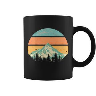 Retro Mountain Wilderness Vintage Tshirt Coffee Mug - Monsterry