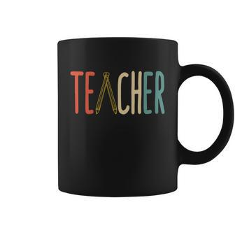 Retro Professor High School Educator Gift Vintage Teacher Funny Gift Coffee Mug - Monsterry DE