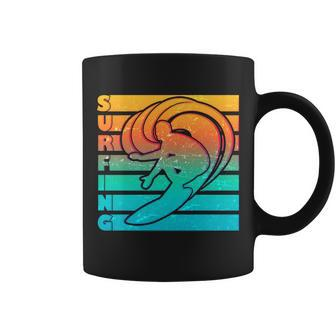 Retro Surfing V2 Coffee Mug - Monsterry DE