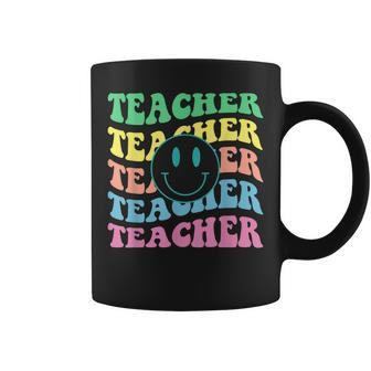 Retro Teacher Inspirational Colorful Elementary School V3 Coffee Mug - Thegiftio UK