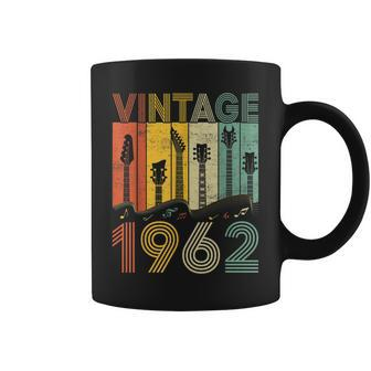 Retro Vintage 1962 Guitarist 1962 Birthday Guitar Player Coffee Mug - Seseable